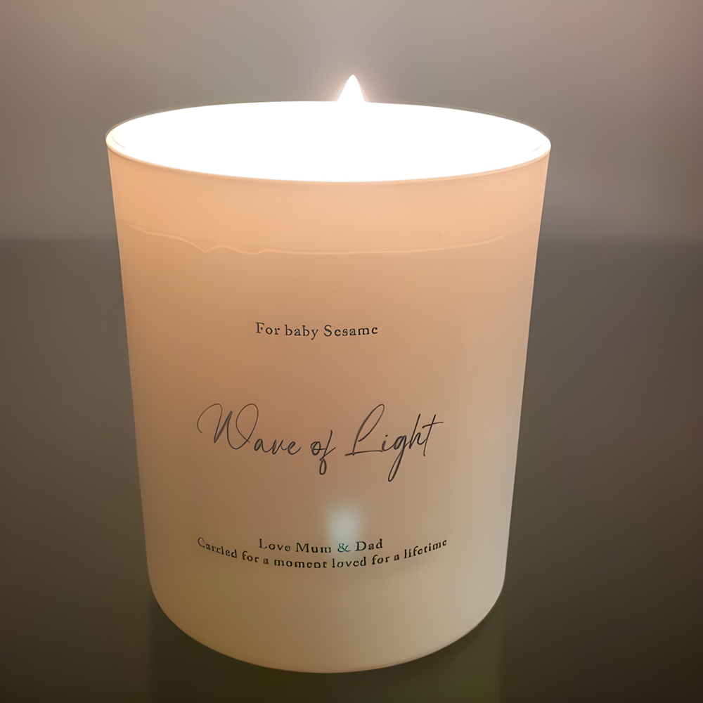 Personalised Candle Label - Personalised Candle Label Stickers, Simple &