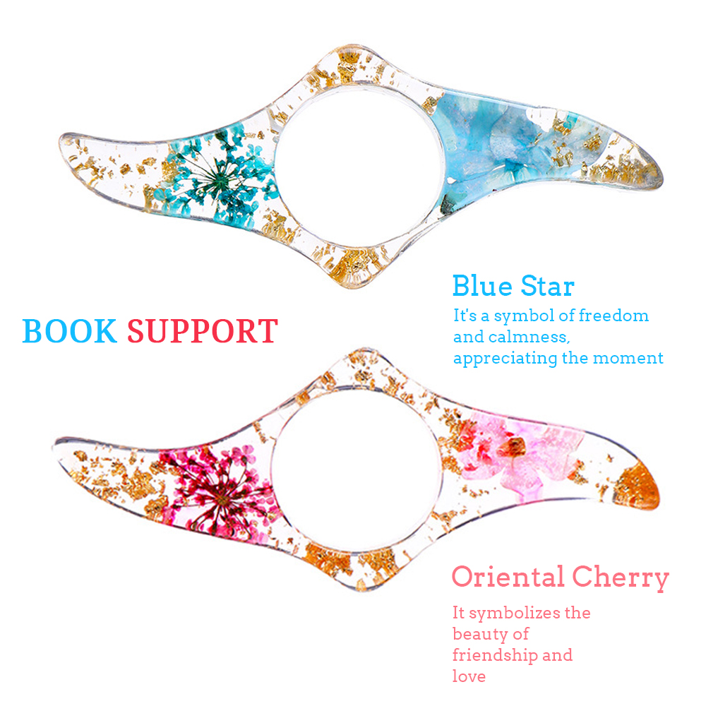 Dried Flower Bookmark - Exquisite Dried Flowers Thumb Book Support