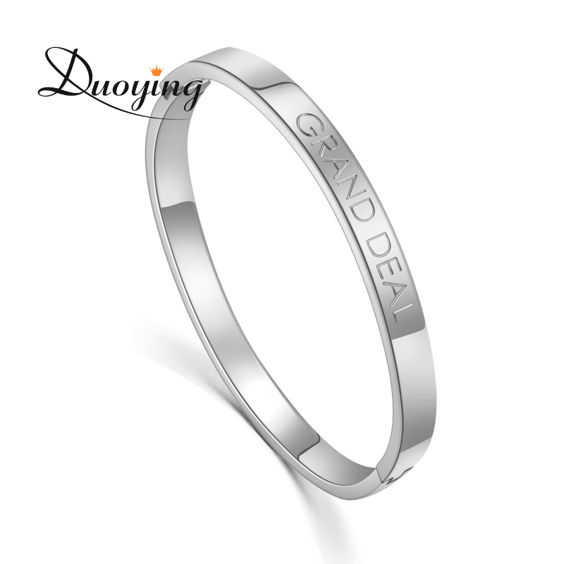 Coordinates Bracelet - DUOYING Stainless Steel 4/6/8mm Lover Custom