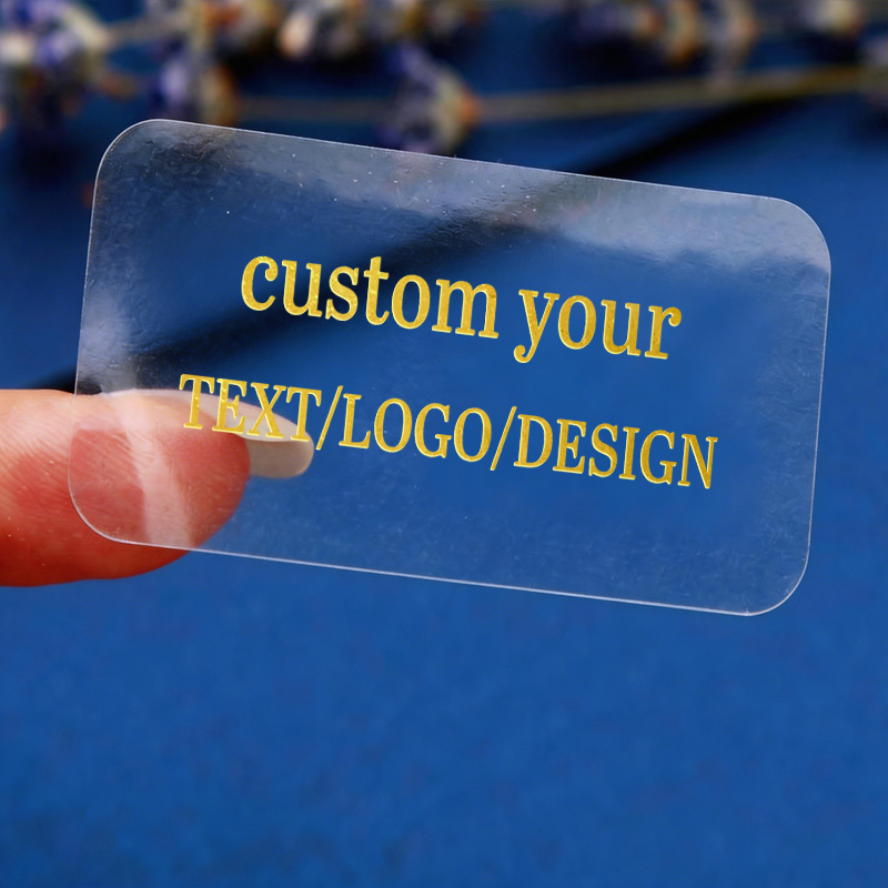 Personalised Candle Label - 50 Personalized Rectangular Sticker, Custom Transparent