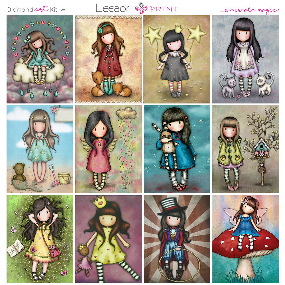 Photo Mosaic Print - Character 5d Diamond Painting Set Cartoon