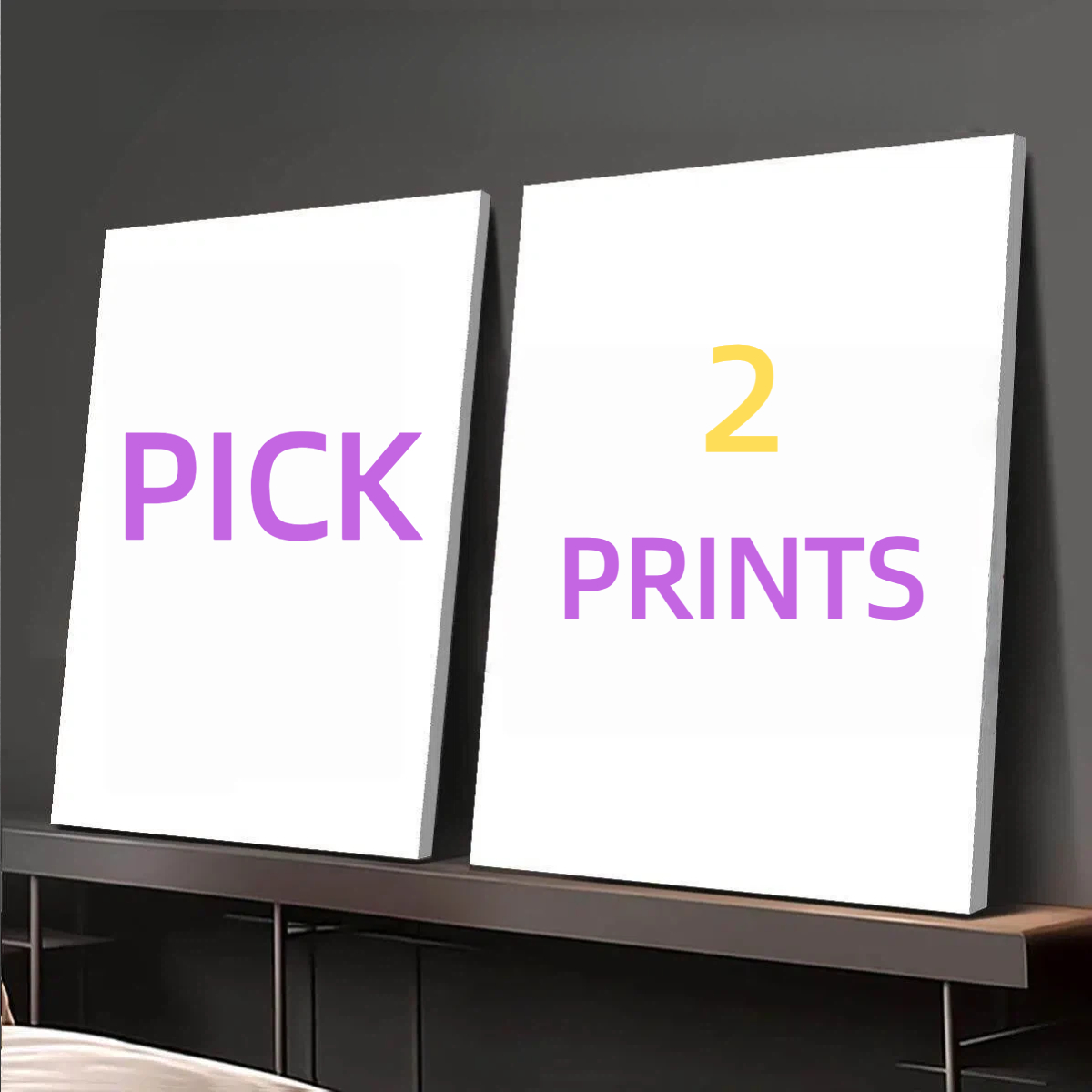 Pet Portrait Custom - 2pcs/set of custom canvas photo wall