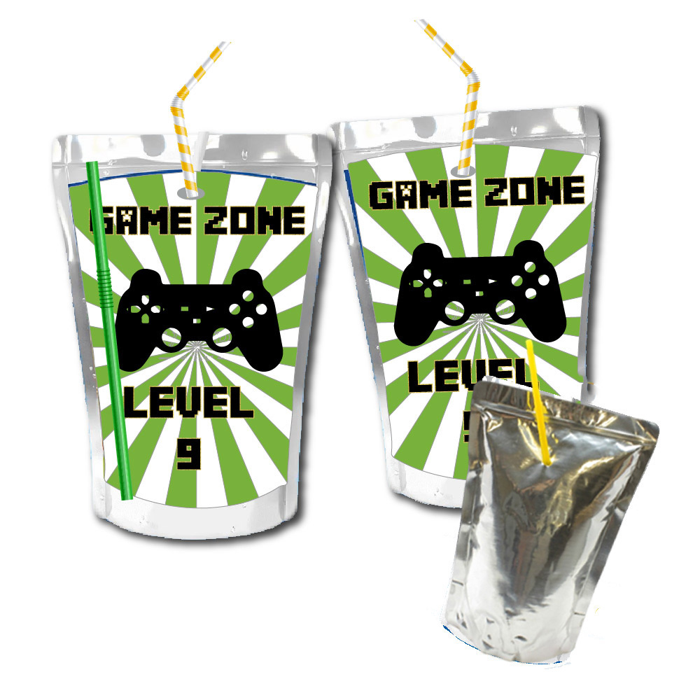 Personalized Name Box - Custom Name Stickers for Juice Pouches