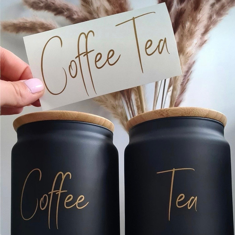 Personalised Candle Label - Personalized Vinyl Name Stickers Custom Wedding