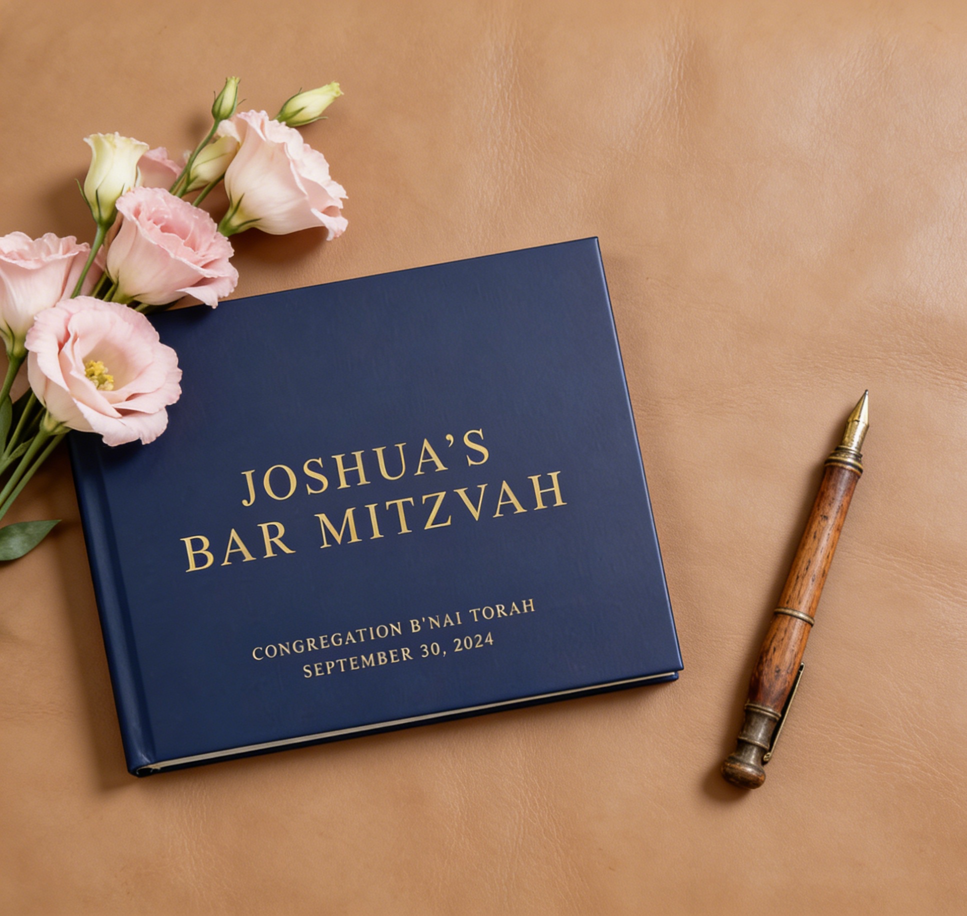 Custom Photo Book - Bar Mitzvah Guest Book | Custom
