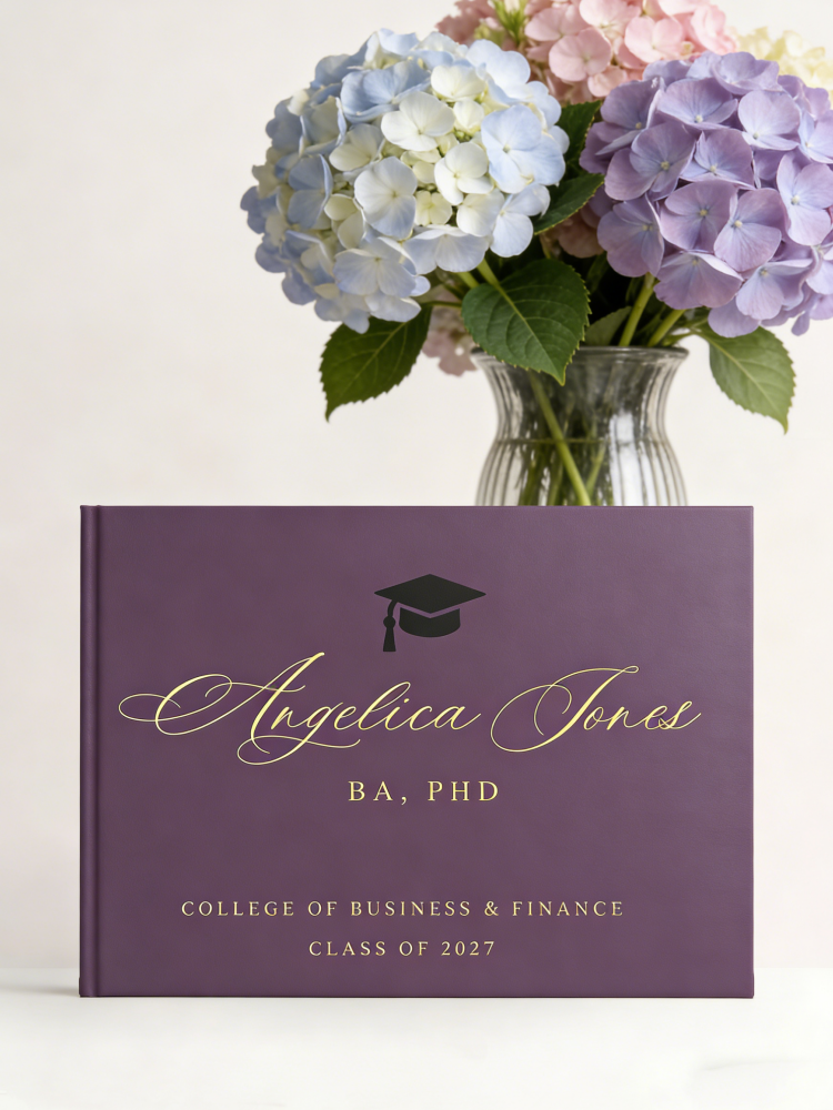 Custom Photo Book - Custom 2026 Graduation Party Guestbook |