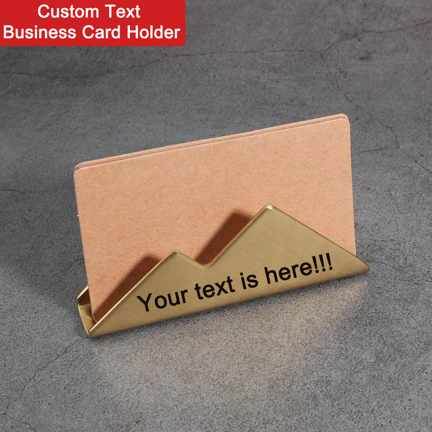 Personalized Name Box - Custom Name Business Card Holder Customized