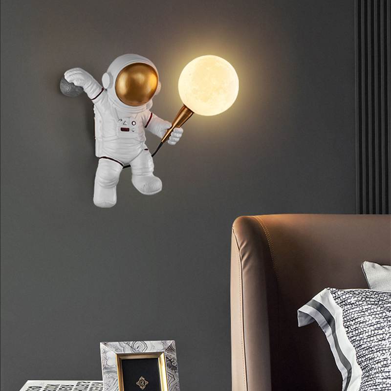 Custom Night Sky - Nordic LED personality astronaut moon children's