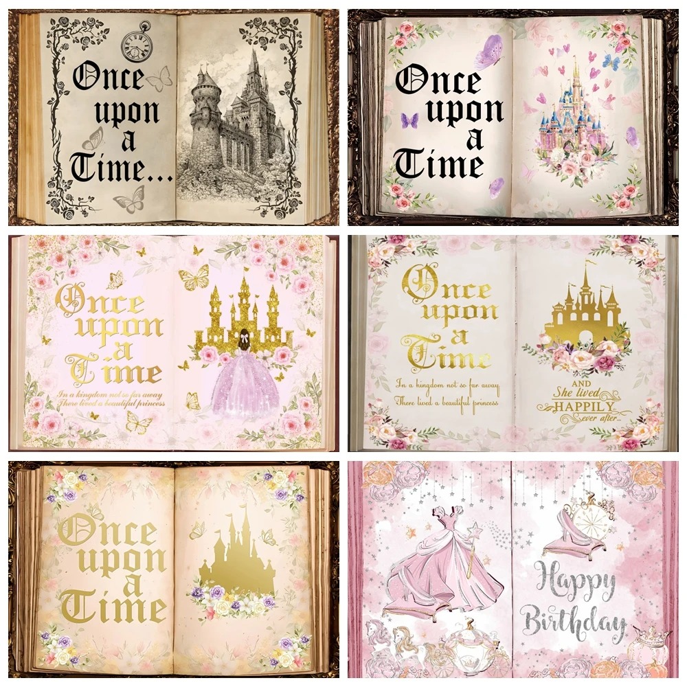 Custom Photo Book - Fairy Tale Book Birthday Wedding Custom