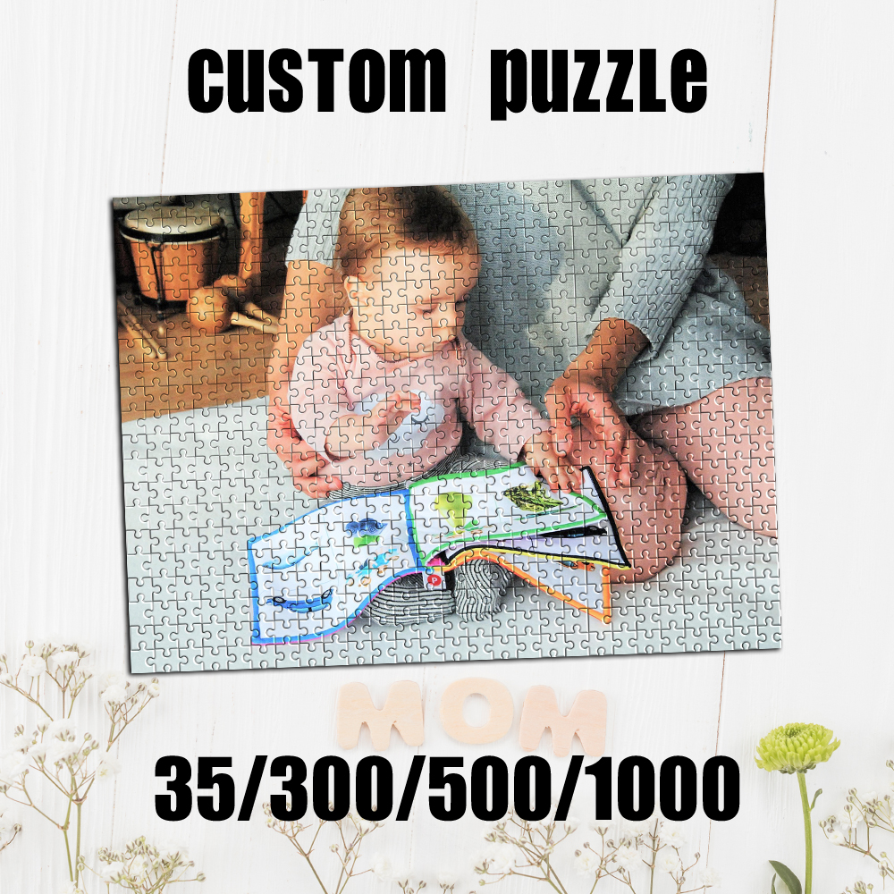 Pet Portrait Custom - 35/300/500/1000pcs Personalized Custom Photo Puzzle portrait