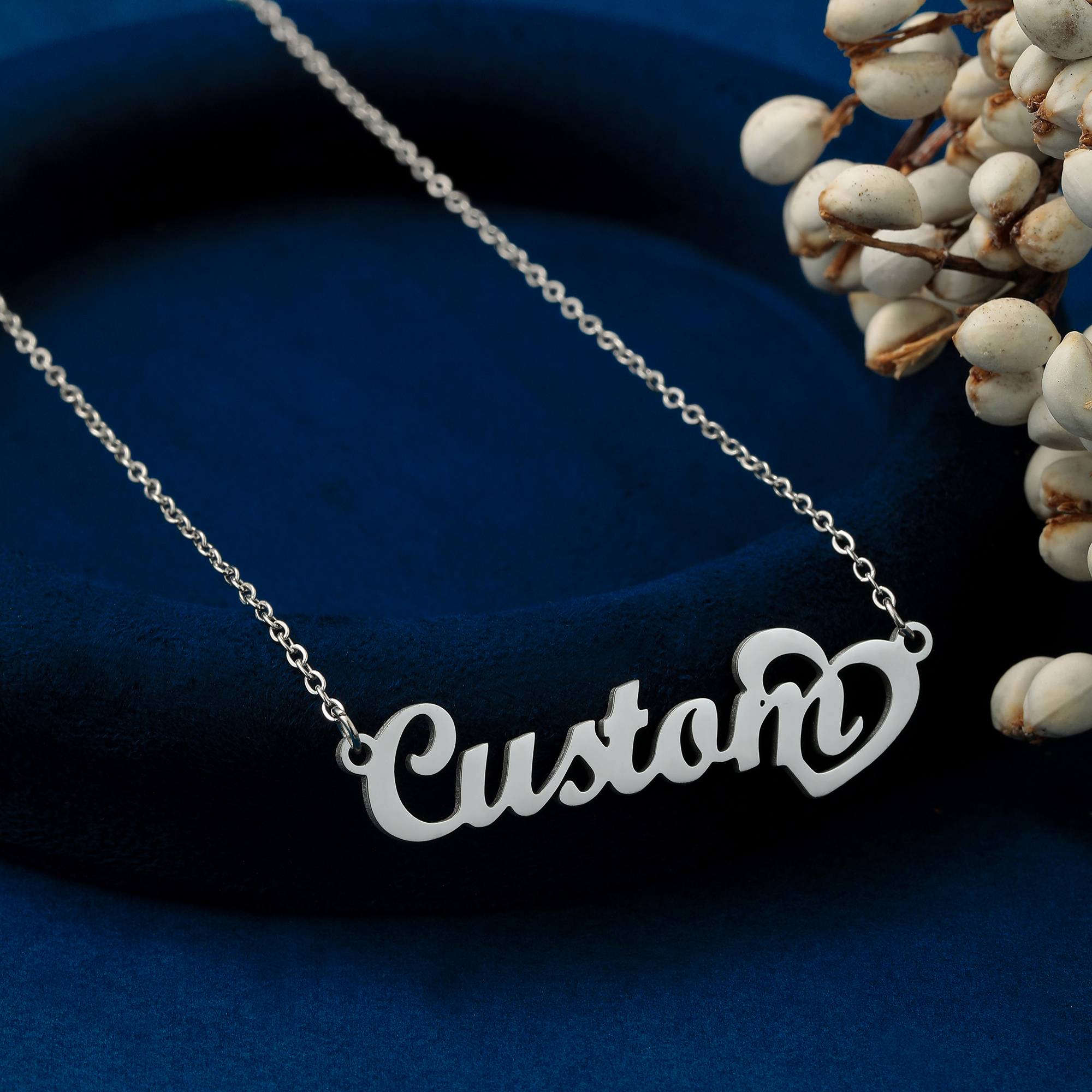 Name Necklace Custom - Customized Name Necklace with Minimalist Letters