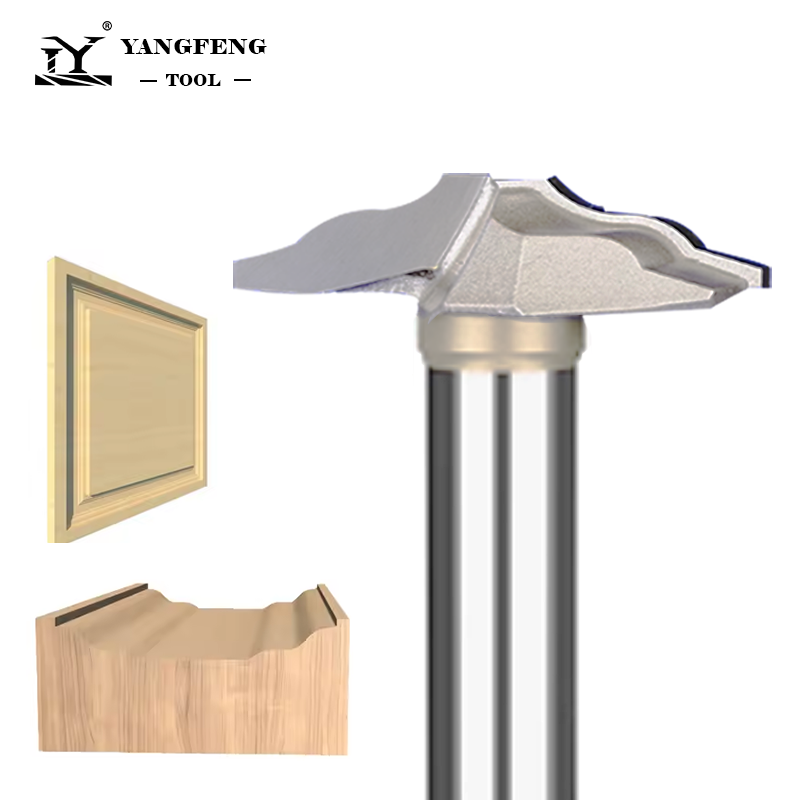 Engraved Wood Frame - Woodworking Door Frame Milling Cutter 1/2