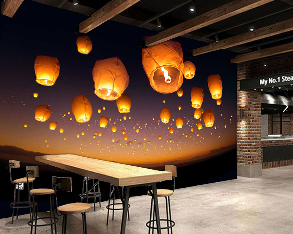 Custom Night Sky - Customized products Flying lantern in the