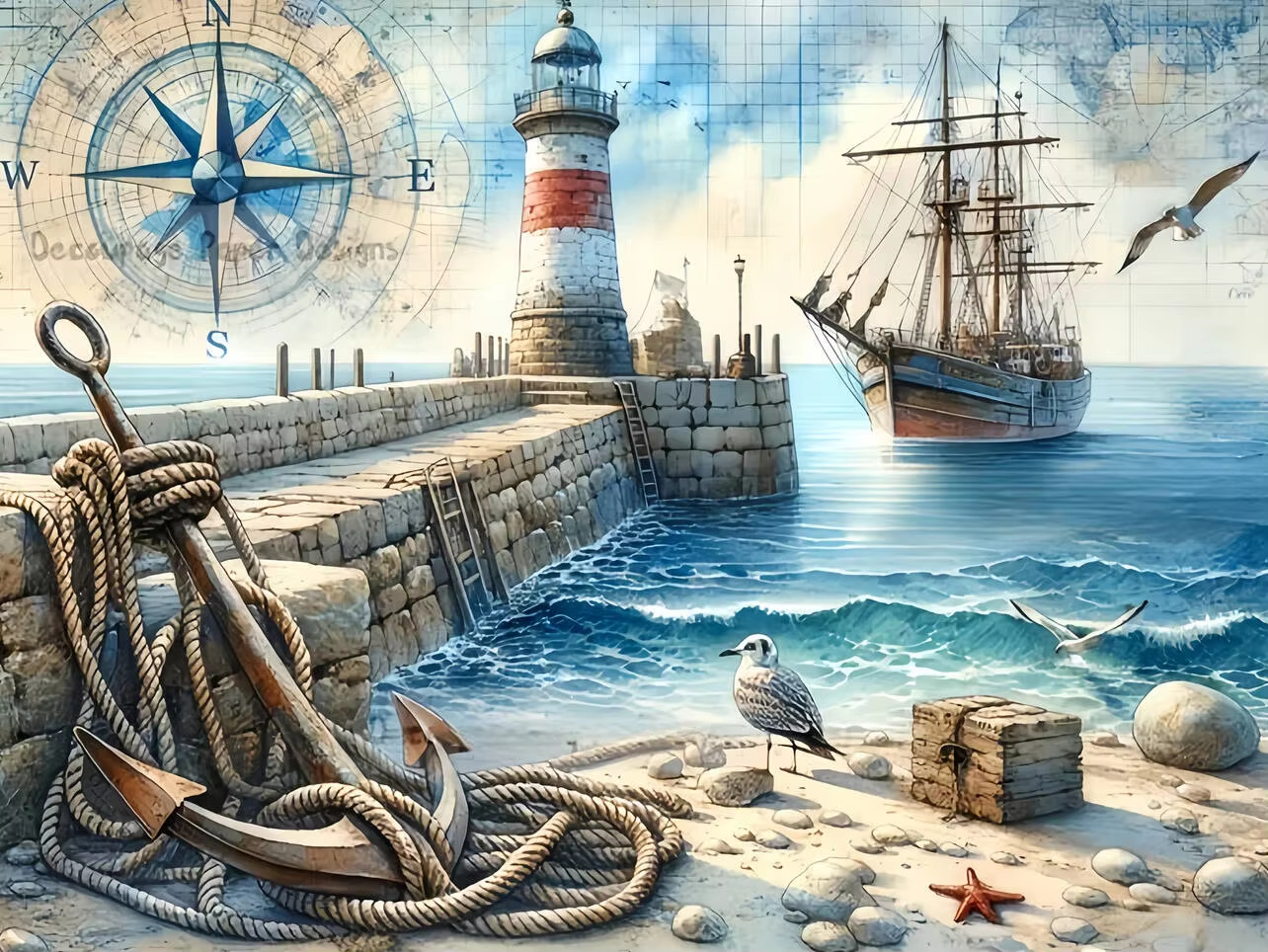 Photo Mosaic Print - DIY 5D Diamond Mosaic Novelties Ship