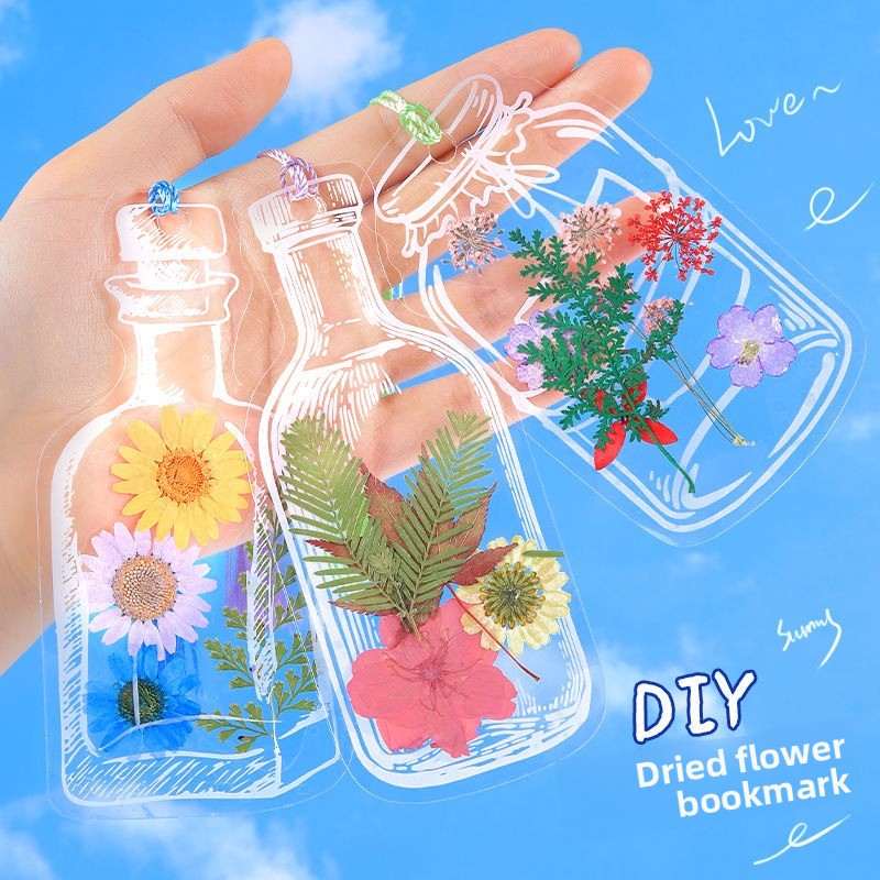 Dried Flower Bookmark - 20 Piece Bookmarks Kids Creative DIY