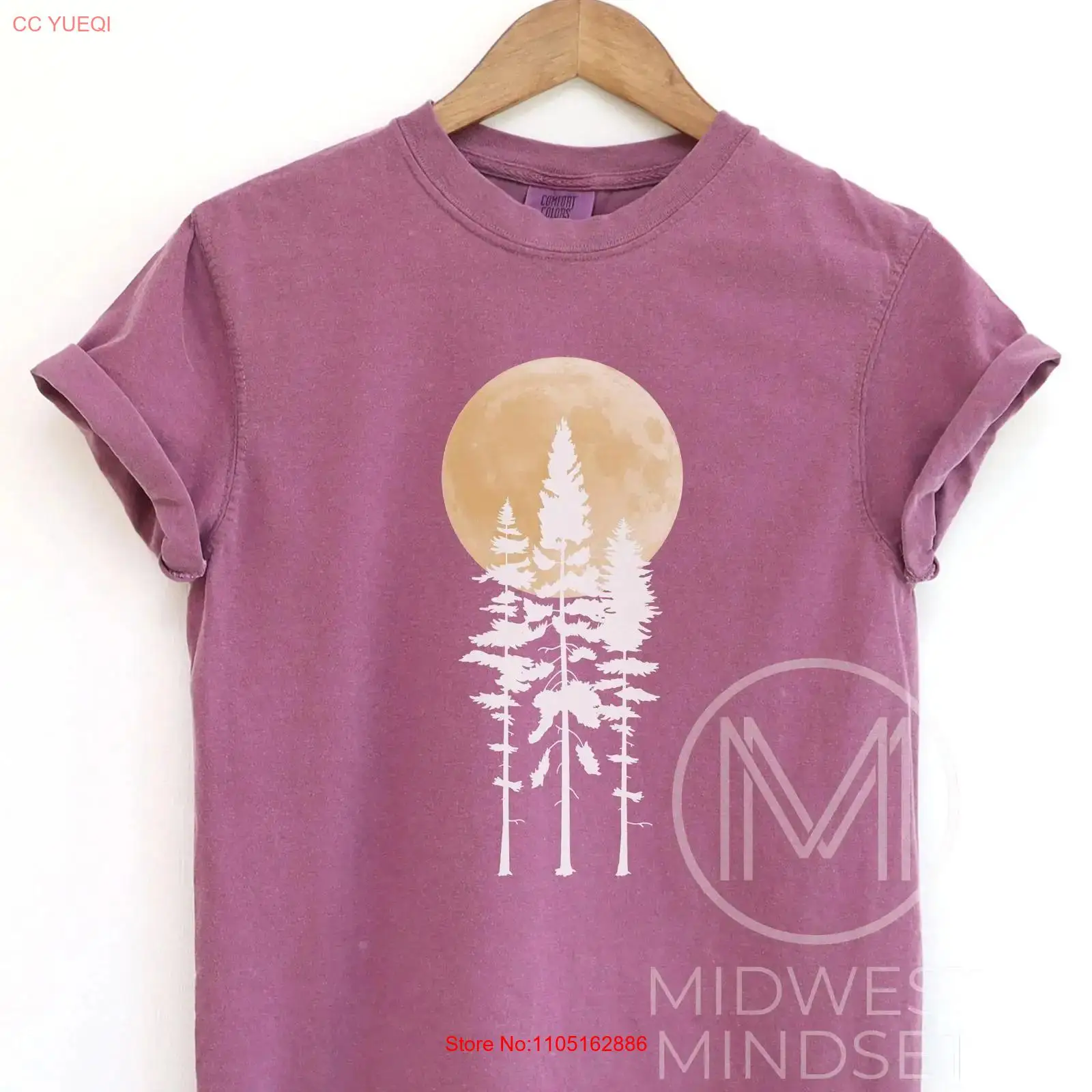 Family Tree Print - Pine Tree T Shirt Boho Nature