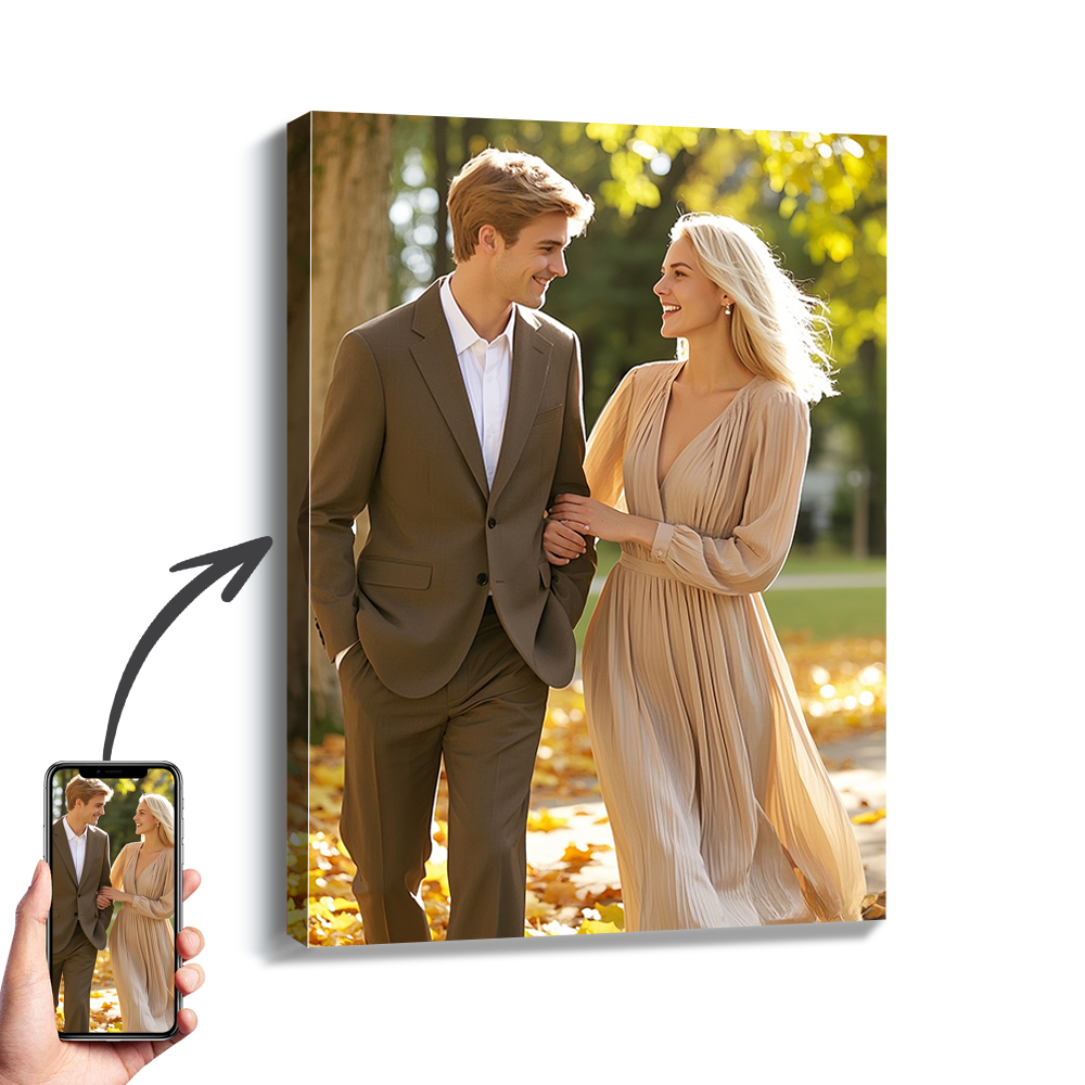 Engraved Wood Frame - 1 Pc Custom Photos with DIY
