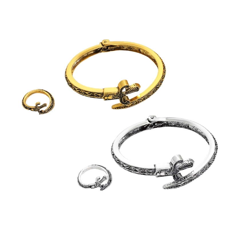 Coordinates Bracelet - Exquisite Snake Inspired Adjustable Cuff Bracelet