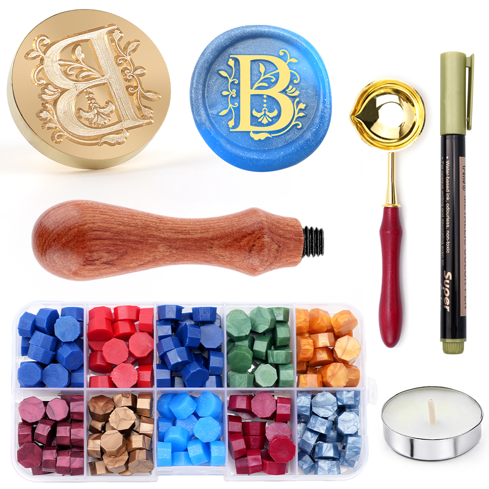 Wax Seal Letter Kit - A-Z letter Wax Seal Stamp Kit
