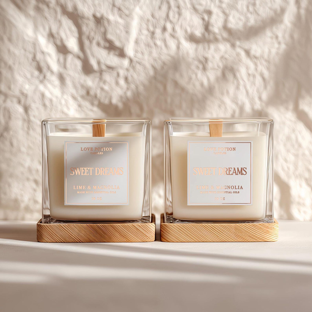 Custom 50pcs Candle Labels Vin - Personalised Candle Label recension och pris