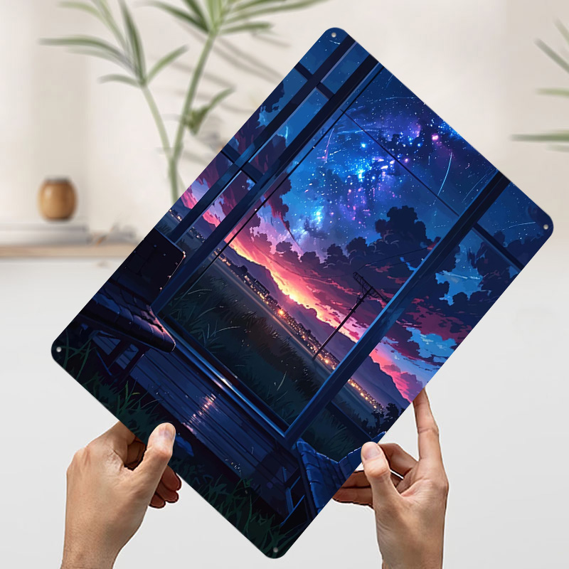 Anime Window View of Starry Ni - Custom Night Sky recension och pris