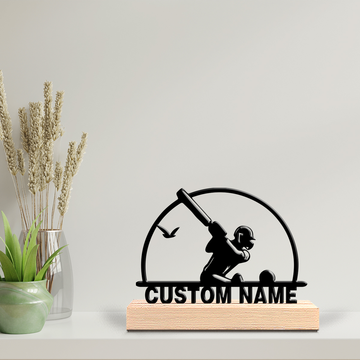 1pc Personalized Custom Baseba - Engraved Wood Frame recension och pris