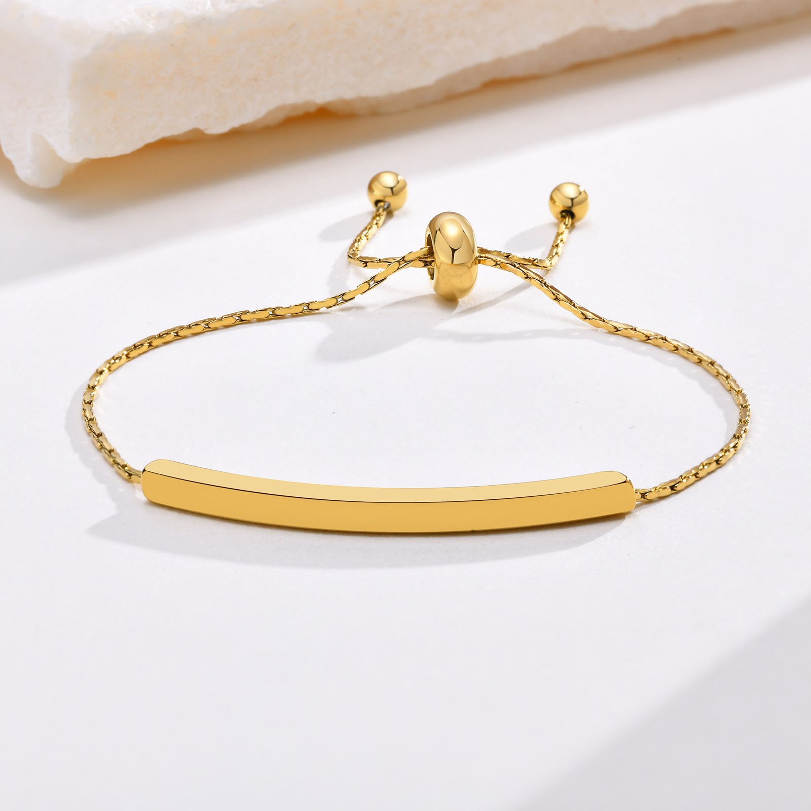 Personalized Engraved Bar Brac - Coordinates Bracelet recension och pris