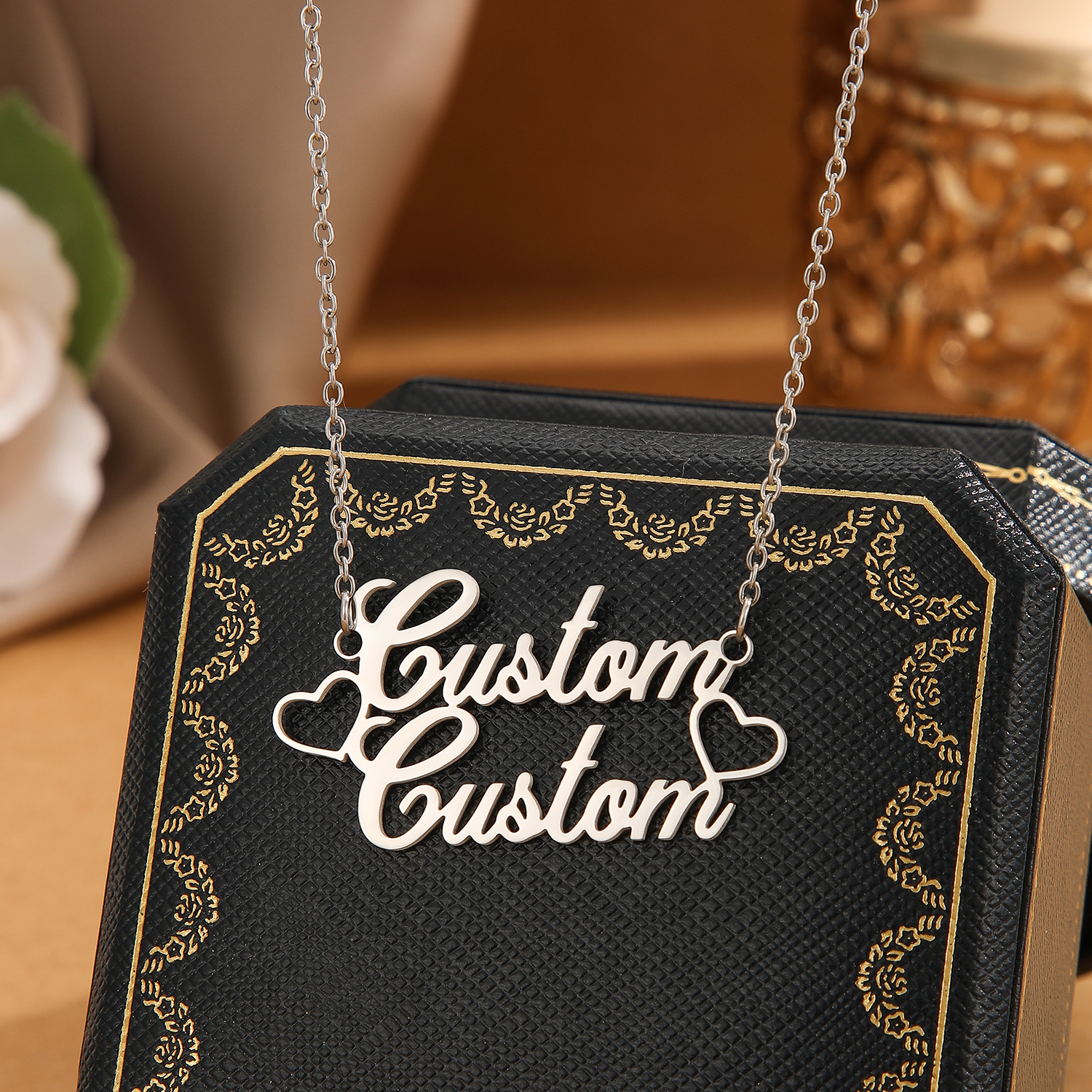 1pc Stainless Steel Customized - Name Necklace Custom recension och pris