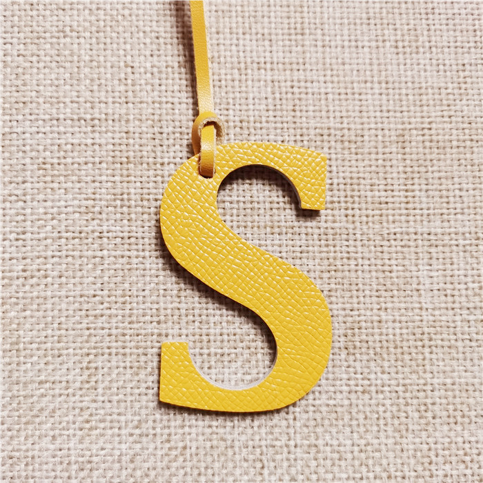English Letter O P Q R S T Alp - Monogram Keychain Leather recension och pris