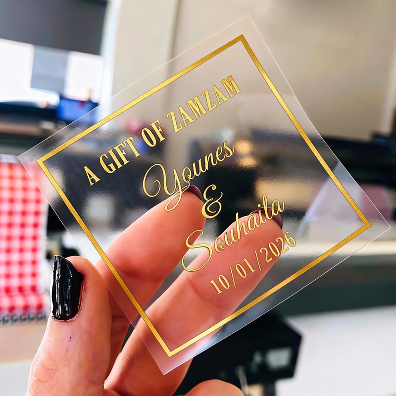 50PCS Square Personalized Wedd - Personalised Candle Label recension och pris