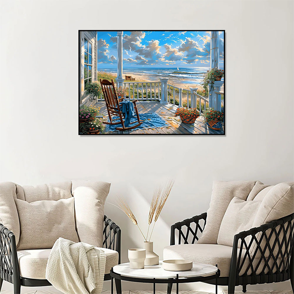 1PC frameless  Full Square Rou - Photo Mosaic Print recension och pris