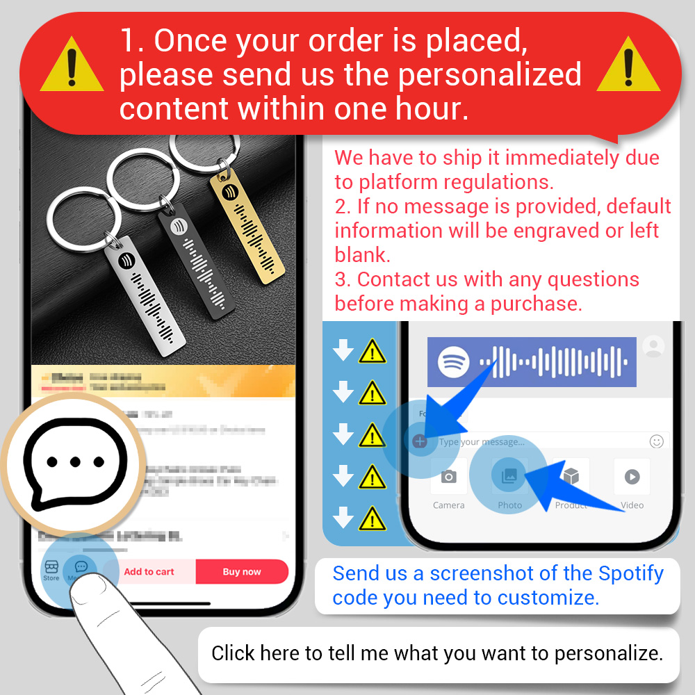 Personalized Spotify Code Keyc - Initial Ring Custom recension och pris