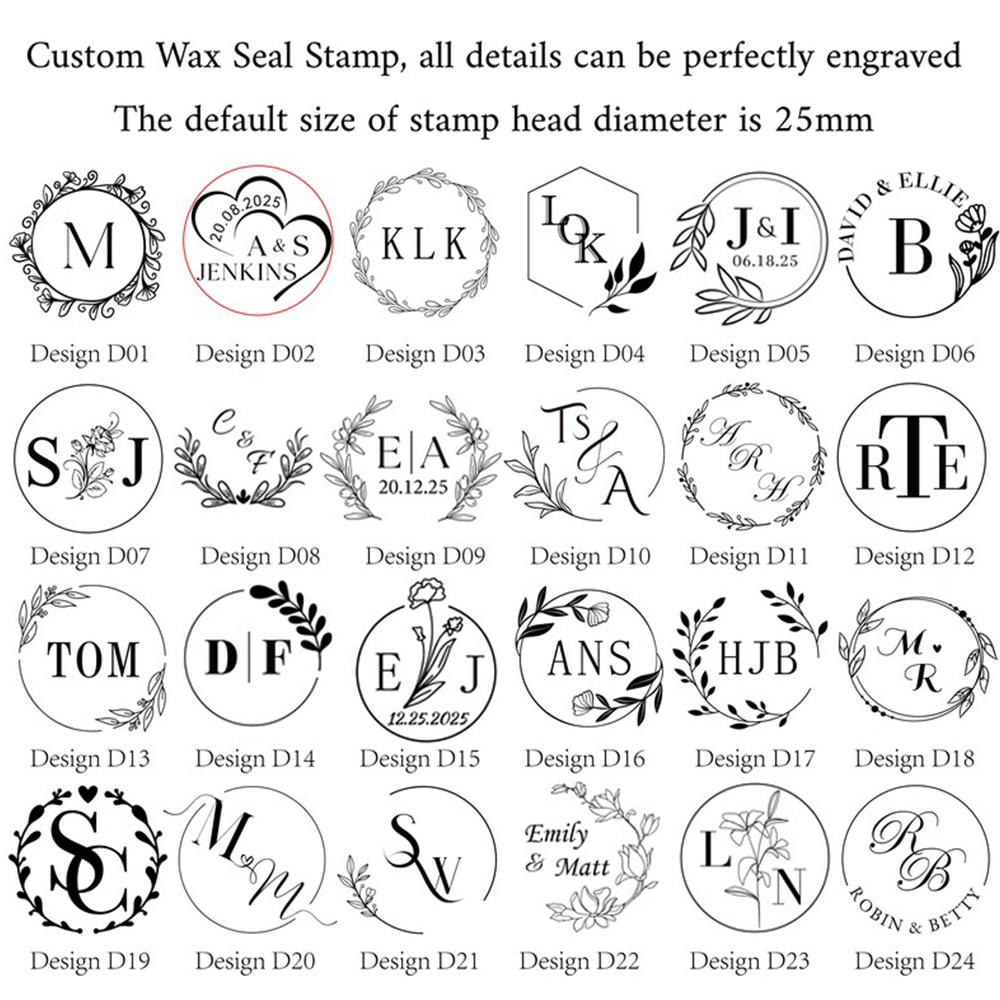 Wedding Custom Wax Seal Stamp  - Wax Seal Letter Kit recension och pris