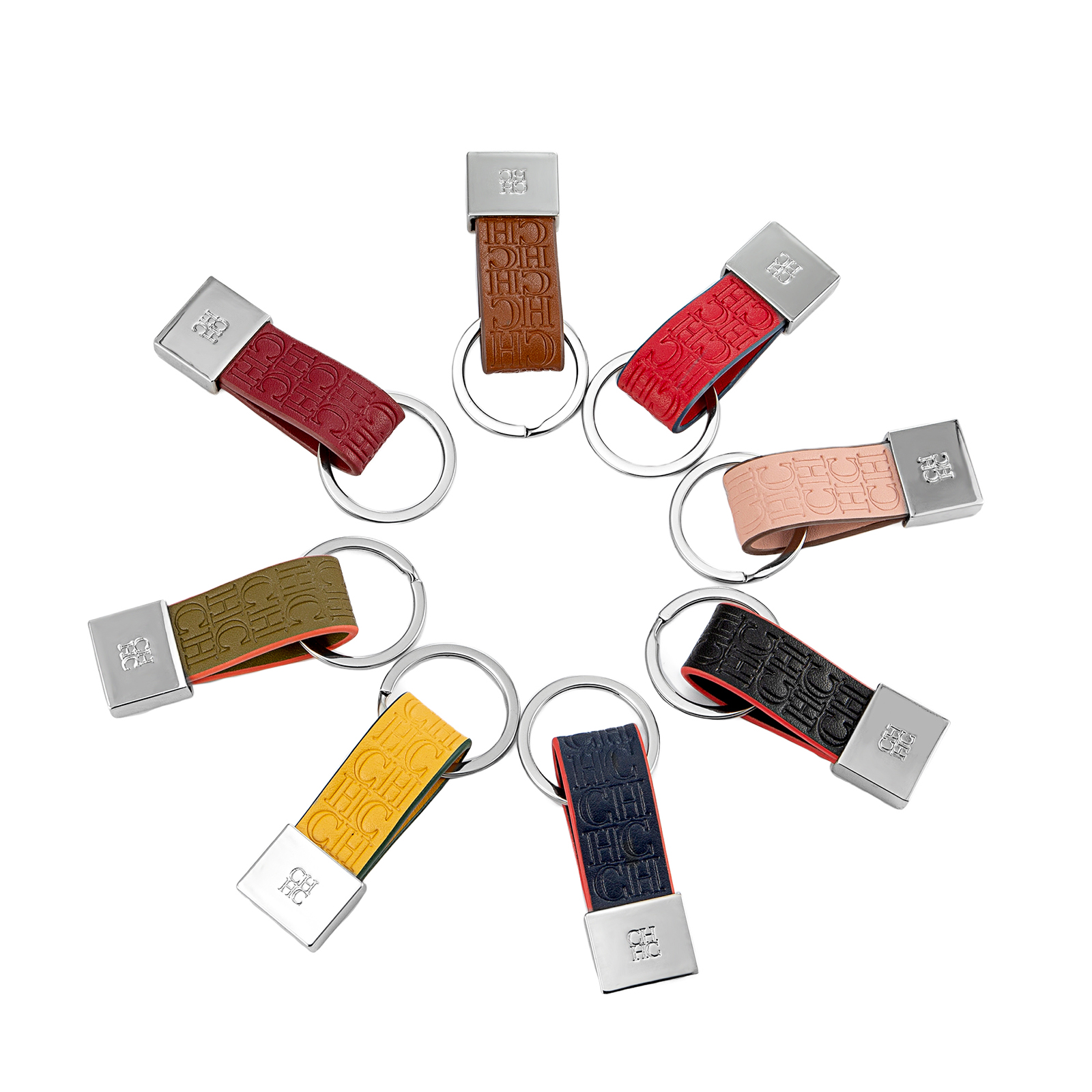CH Embossed Monogram Leather K - Monogram Keychain Leather recension och pris