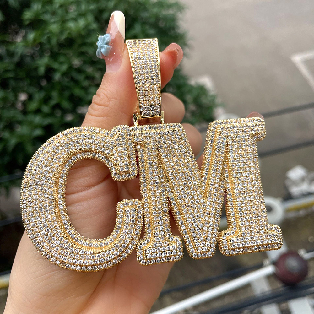 BIG Customized Name Letters Ic - Name Necklace Custom recension och pris