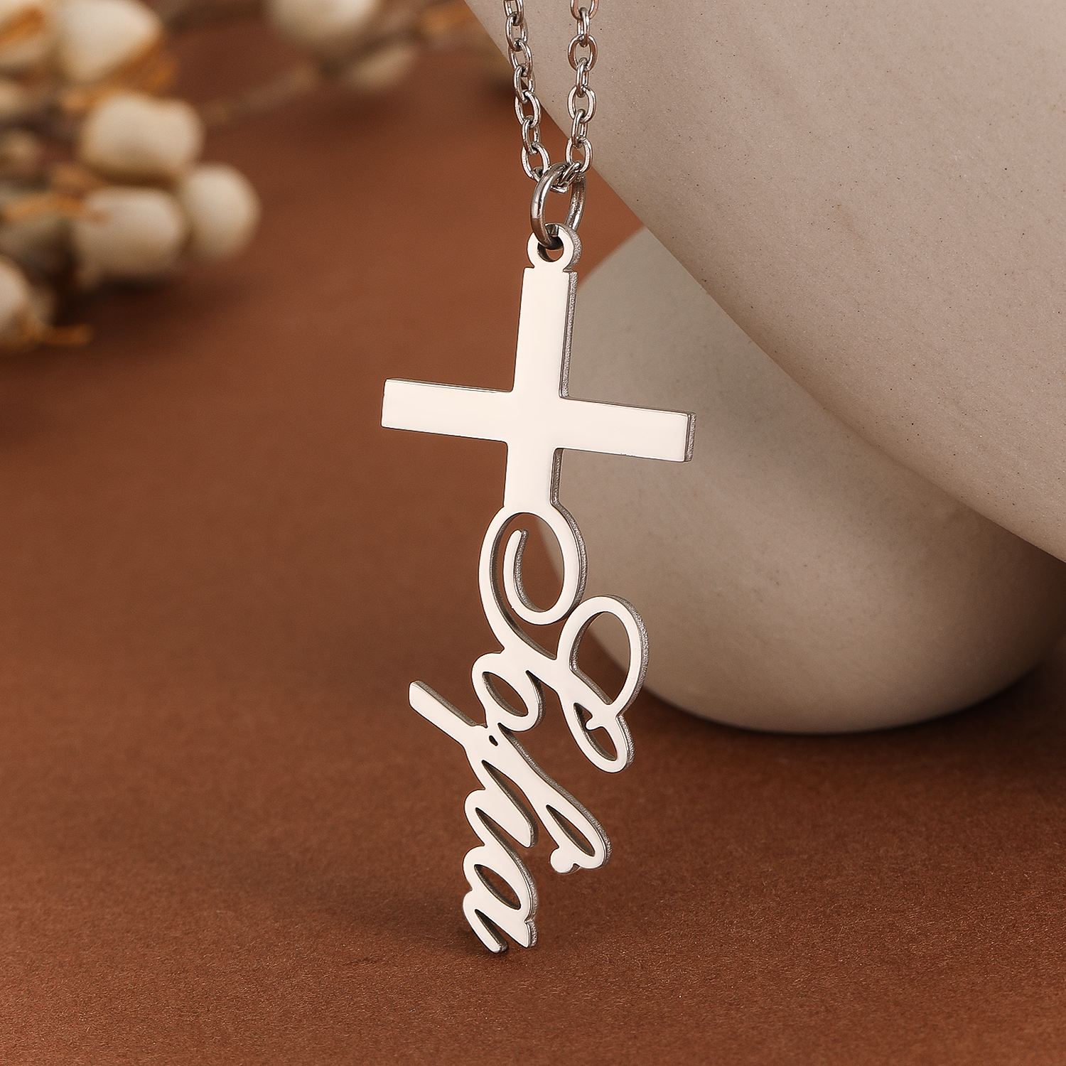 1pc Personalized Easter Gift S - Name Necklace Custom recension och pris