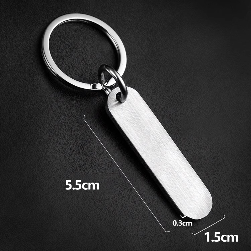 Customized Key Chains with Las - Initial Ring Custom recension och pris