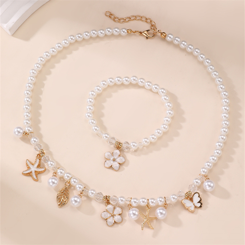 2pcs/set Ocean & Garden Faux P - Coordinates Bracelet recension och pris