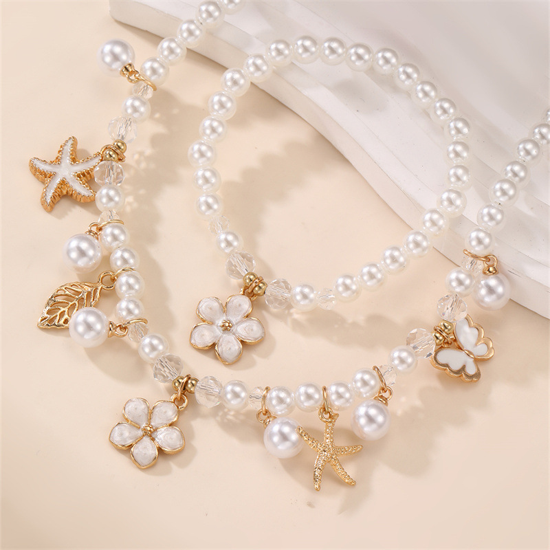2pcs/set Ocean & Garden Faux P - Coordinates Bracelet recension och pris