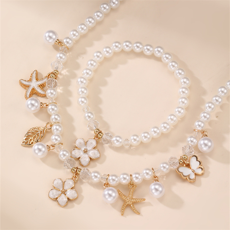 2pcs/set Ocean & Garden Faux P - Coordinates Bracelet recension och pris