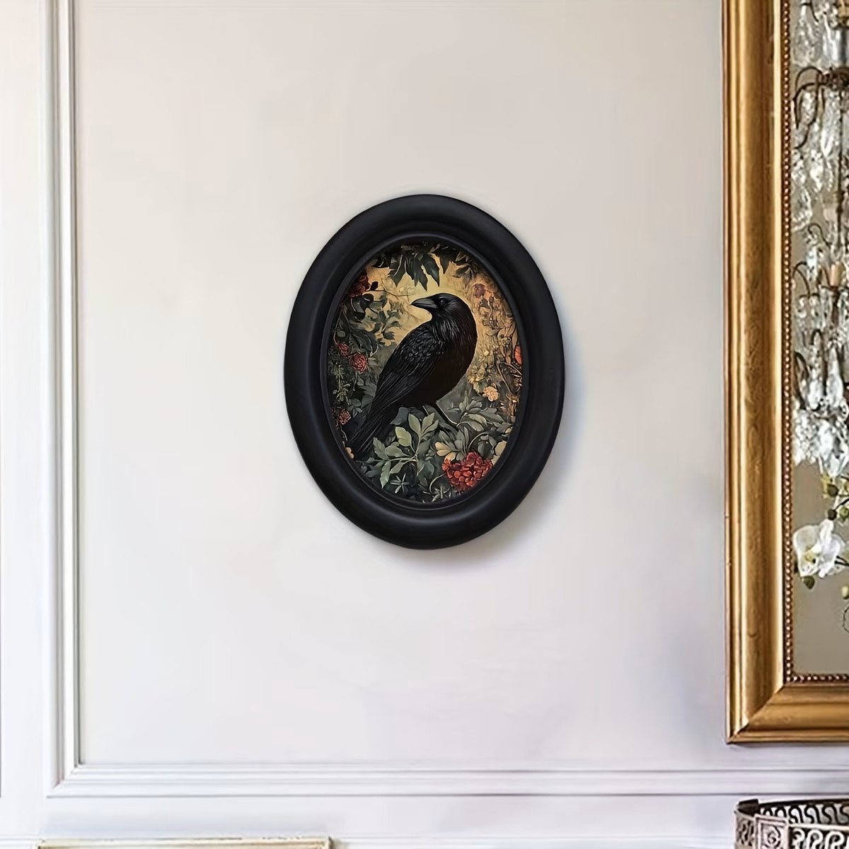 1 Piece of Bohemian Vintage 3D - Engraved Wood Frame recension och pris
