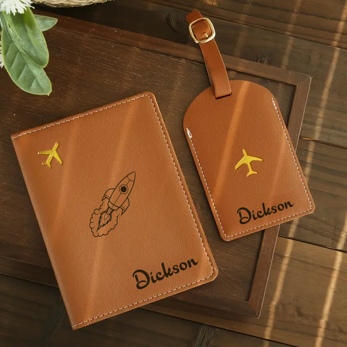 Customized Name Luggage Tag 2p - Personalized Name Box recension och pris
