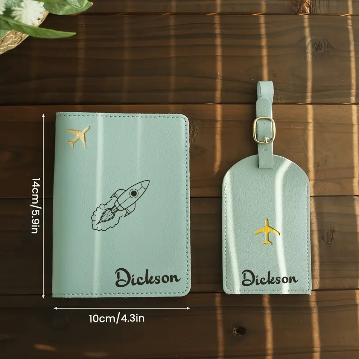 Customized Name Luggage Tag 2p - Personalized Name Box recension och pris