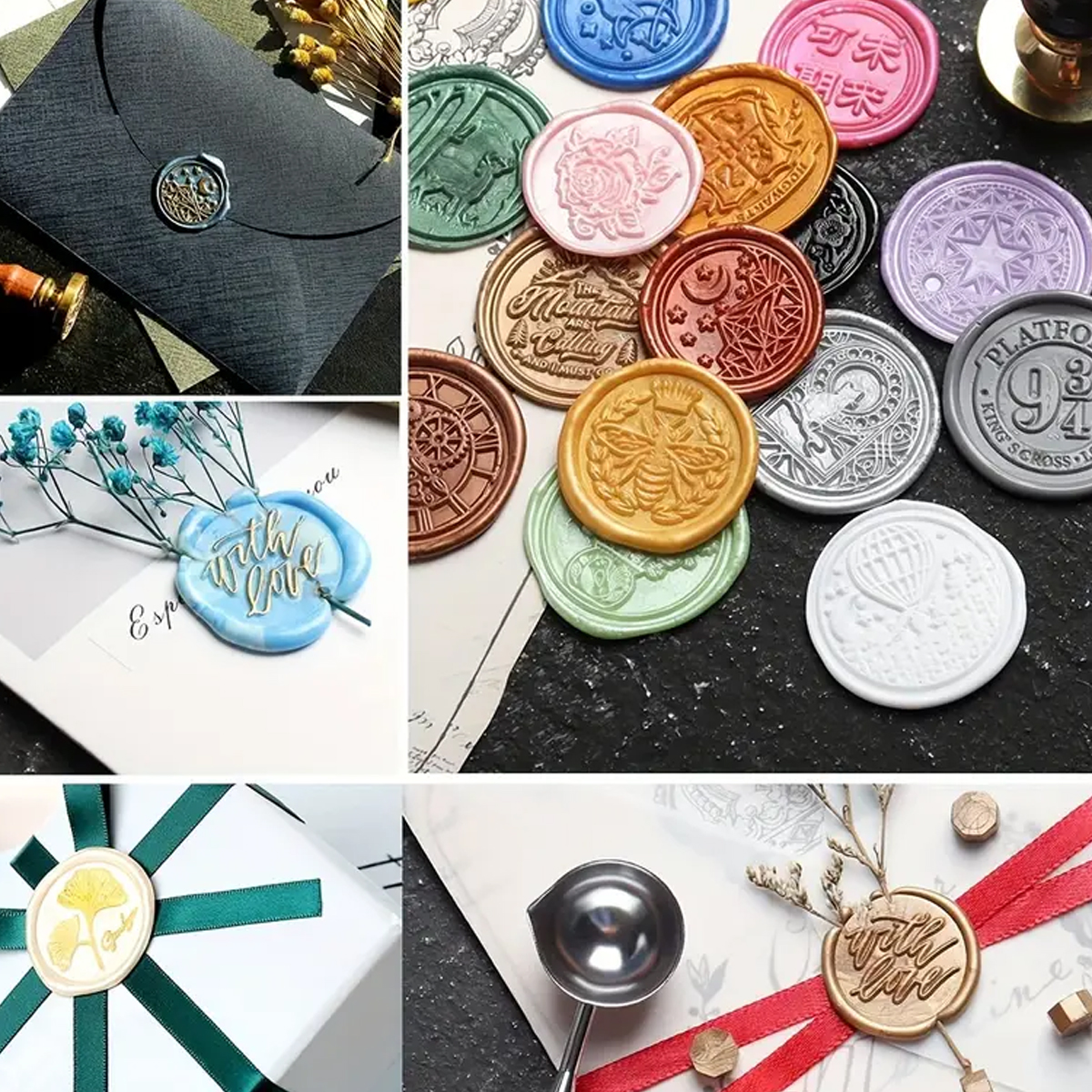 100pc/bag Wax Seal Beads Kit,D - Wax Seal Letter Kit recension och pris