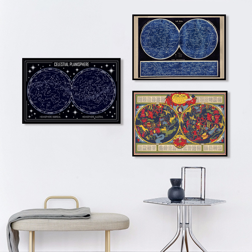 1pc Celestial Planisphere Map  - Custom Star Map recension och pris