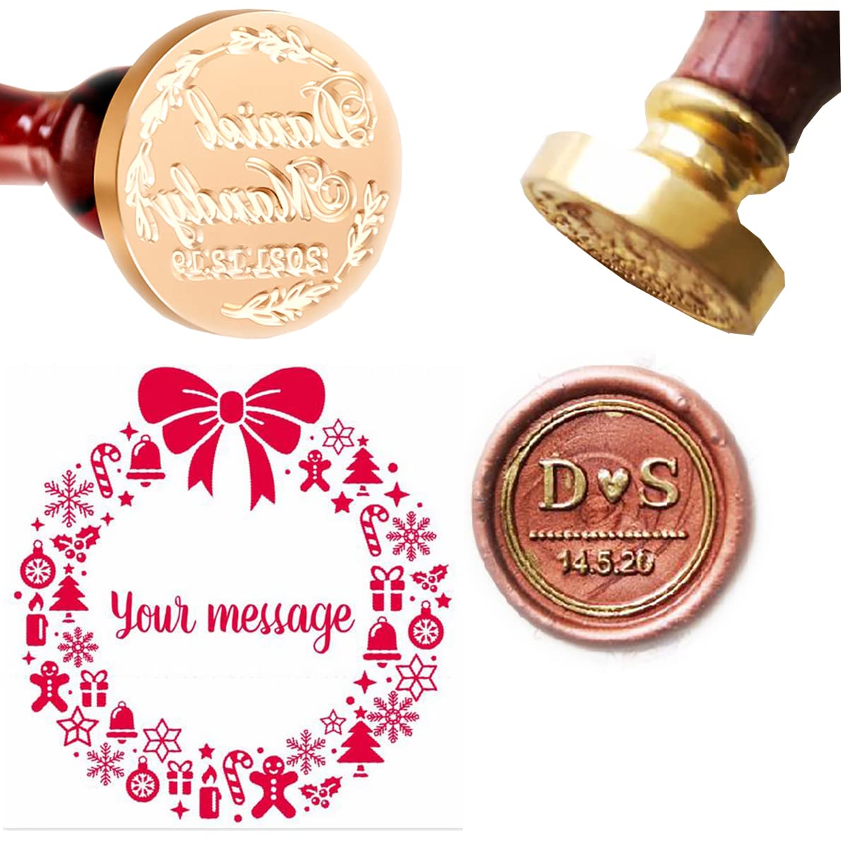 Custom Letter Wax Seal Stamp K - Wax Seal Letter Kit recension och pris