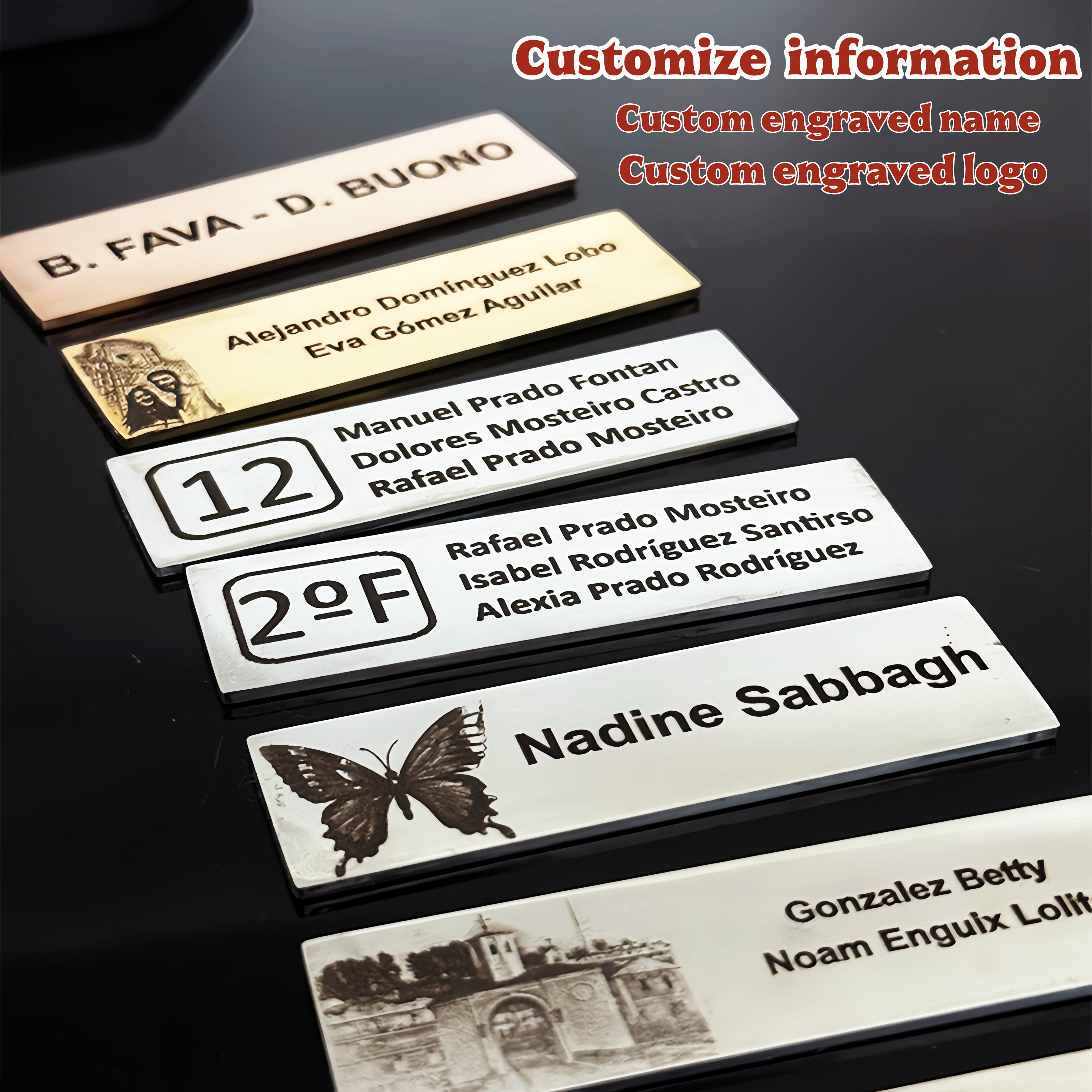 70x20mm Personalize Custom Met - Personalized Name Box recension och pris