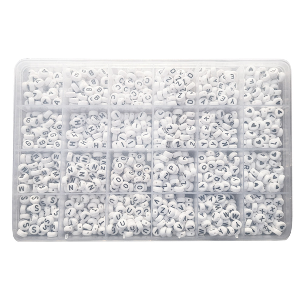 1350Pcs Oblate Letter Beads Pl - Coordinates Bracelet recension och pris