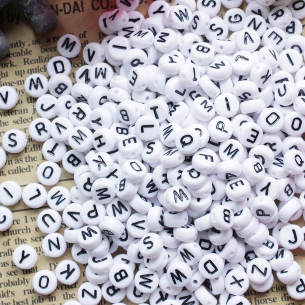 1350Pcs Oblate Letter Beads Pl - Coordinates Bracelet recension och pris