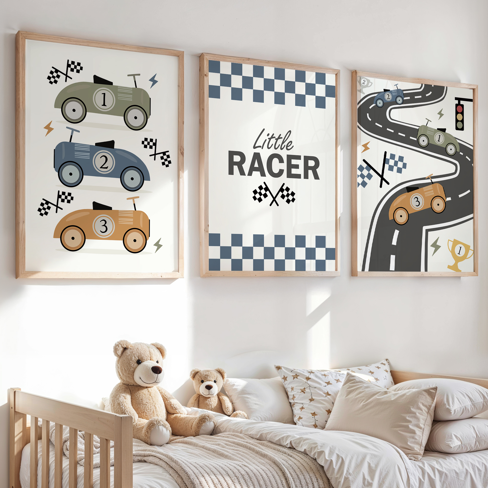 3pcs Minimalist,Cartoon Car Ra - Personalized Name Box recension och pris